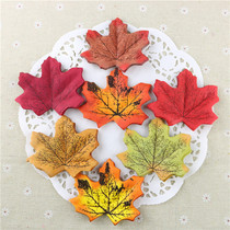 Artificial maple leaf 8*7 optician decoration creative display ornaments