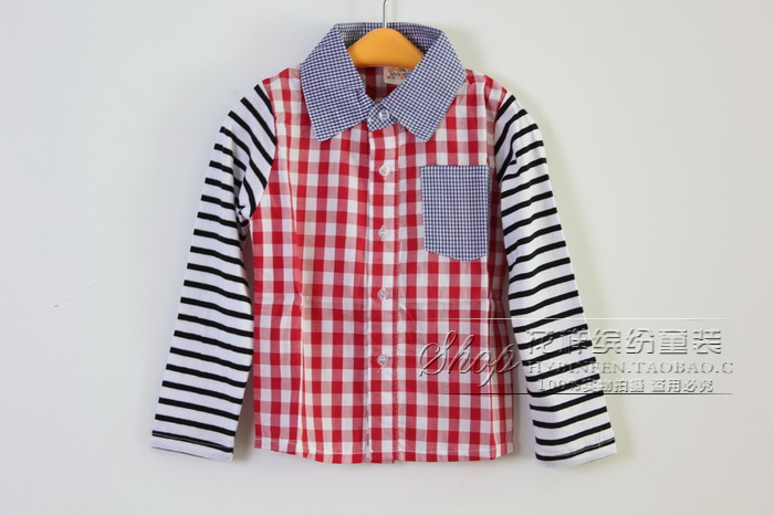 Chemise enfant à manche longue en coton - Ref 2083614 Image 3