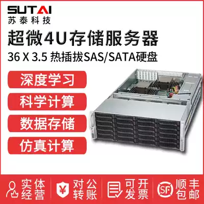 Supermicro CSE-847BE1C-R1K28LPB 4U36 Disk Server Storage Main Cabinet 12GBSAS3 Backplane