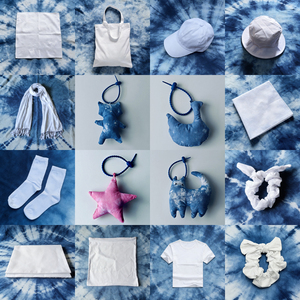 Tie-Dye Fabric, 100% Pure Cotton Material, Cotton Scarf, T-Shirt, Short-Sleeved Cotton Shirt, Tablecloth, Square Towel,