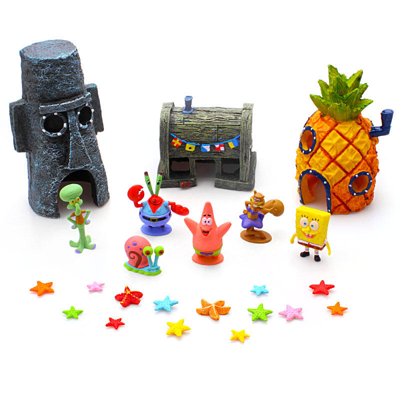 Pineapple House Hydroponic Plant Decoration Sponge Baby Seaweed Ball Moss Microscape Eco Bottle Tabletop Little Seastar