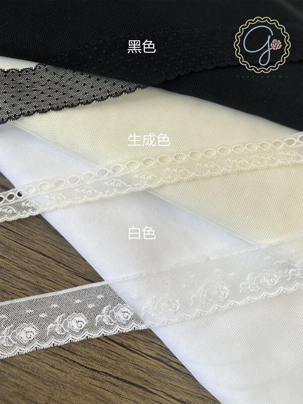 Genevamama Fale Hexagonal Cotton Mesh Three Colors 100% Cotton Baby Clothes DIY Handmade Clothing Accessories