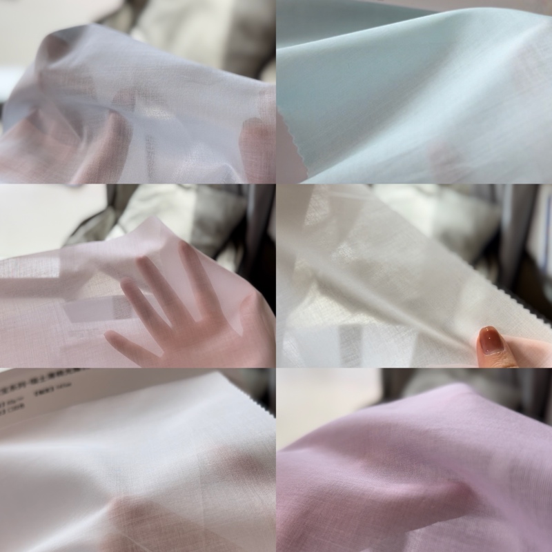 Genevamama Swiss Imported Thin Cotton Heirloom Series Pima High-Count Cotton Fabric with a French Transparent Feel