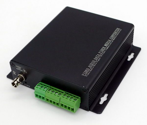 Broadcast grade 1 road bidirectional Bidi balance linear audio fiber transmission specialized balance audio optical optical terminal