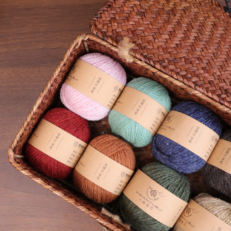 Yueyuejia [Shetland Wool] Domestic Handmade Crochet and Knitting 100% Wool DIY Knitting 2/9 Skeins
