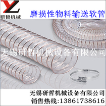 Italy IPL wear-resistant material conveying pipe transparent wear-resistant pipe dust suction hose steel wire telescopic pipe ZR