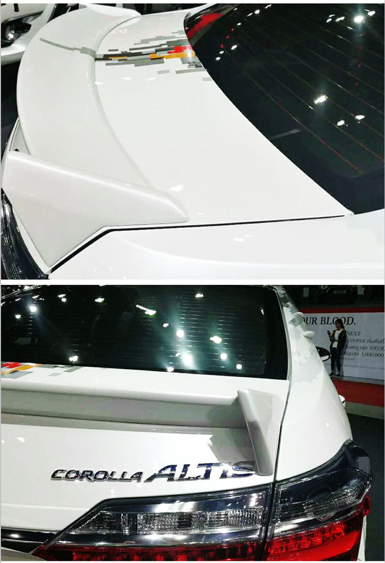 Toyota Corolla Rachel đuôi sửa đổi thể thao TRD mô hình 14-19 cánh trên 1,2t sửa đổi ngoại hình 17 18 - Sopida trên cánh gió ô tô