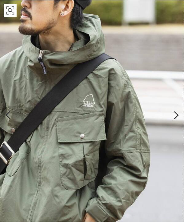 Relume+Sierra Designs Co-Branded Nishan Ridge Outdoor Loose Jacket Casual Waterproof Hooded Multi-Pocket