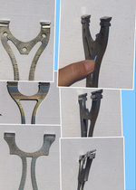 Wire cutting titanium alloy tc21 bow embryo blank Huai support Huai oblique head free patch slingshot bow embryo