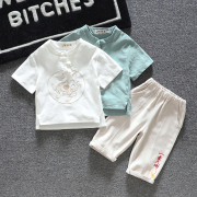 Boys Trung Quốc Fengxia Outfit 2020 Air bông Sóng New Baby Tang ăn mặc Vintage Baby Boy của.