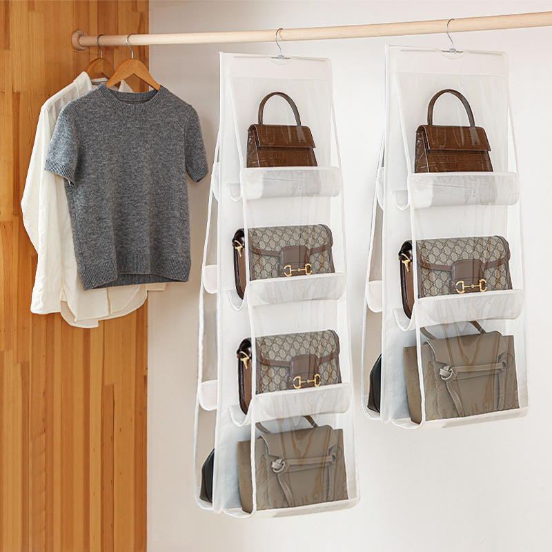 Bag containing Divine Instrumental Bedroom Wardrobe Stratix Laying Bag Containing Hanging Bag Dust-Proof Dorm Door Rear Hanging Bag Holder-Taobao