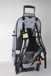 ການຄ້າຕ່າງປະເທດໃຫມ່ trolley ຄວາມອາດສາມາດ backpack shoulder trolley ການເດີນທາງ tow bag multi-functional trolley wheeled backpack ຂະຫນາດໃຫຍ່ພິເສດ