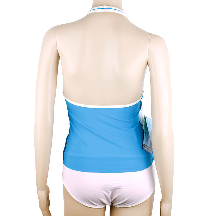 Đồ bơi nữ kiểu Anh in sling treo cổ chia áo tắm góc Y1357 áo tắm 2 mảnh
