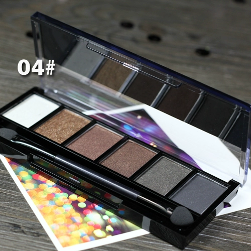 Sugarbox / Sugar Case Retro Six-Color Smoky Eyeshadow bảng mắt hàn quốc