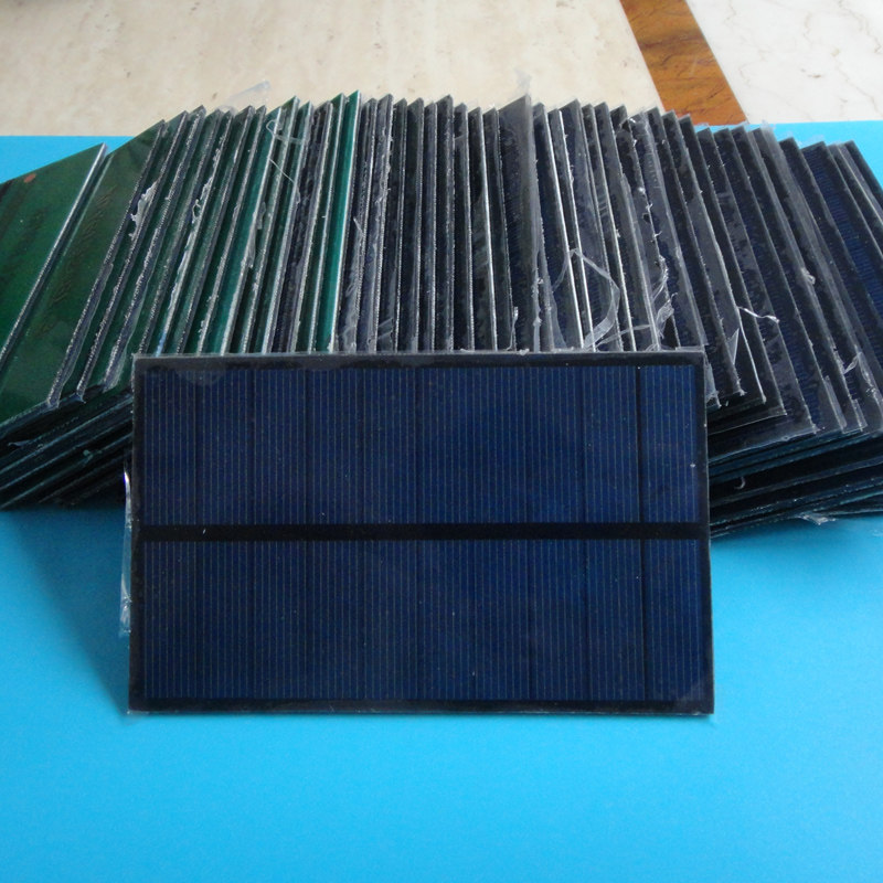 Polycrystalline solar panel Components 5V250-300MA Charging 5V6V1 5W Toy Motor motor mobile phone