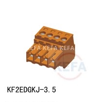 KF2EDGKJ 2EDGJV 2EDGJR-3 5mm Kefa plug-in terminal block with ear opening orange