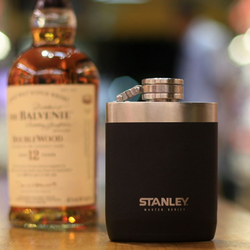 Stanley master series exquisite retro stainless steel single-layer flagon portable high-end portable stainless steel flagon