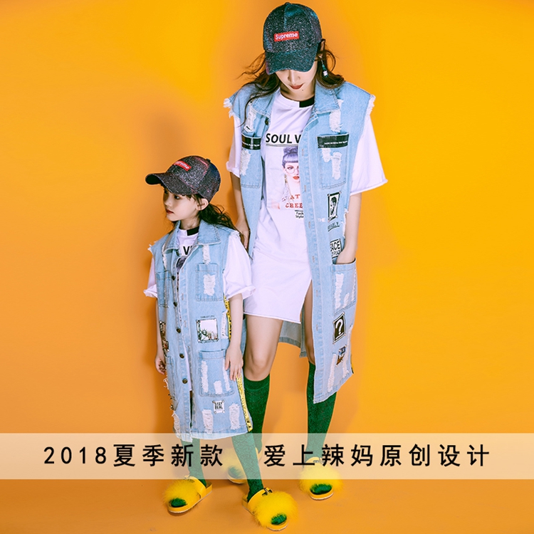 Quần áo chụp ảnh chân dung gia đình Trẻ em nhiếp ảnh trang phục cha mẹ-con phong cách Trung Quốc retro Cộng hòa Trung Quốc studio quần áo gia đình sáu - Trang phục dành cho cha mẹ và con áo thun đẹp cho cả nhà