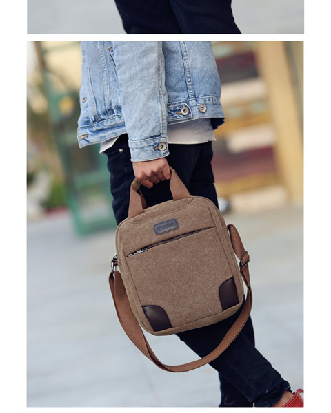Túi xách nam Túi đeo vai Kinh doanh Túi vải thông thường Túi đeo chéo Ba lô Kinh doanh Túi xách cho nam túi charles & keith
