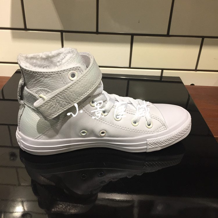 CONVERSE 小 景 匡威 正品 Nerijia tóc cao Velcro giúp giày vải 558310 558311 giày converse cổ thấp