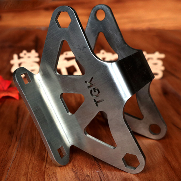 (Crosswalk Tribe) accessories drift plate bracket stainless steel laser cut wire drawing stainless steel plate