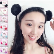 iPanda Cartoon Cute Panda Hair Accessories Sports Makeup Face Wash Beauty Headband Hair Tie Bangs Headband