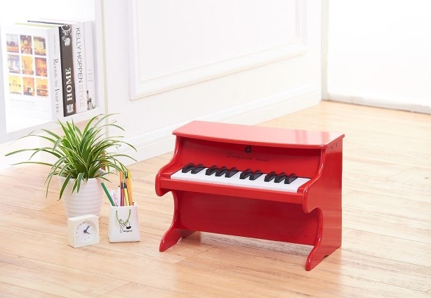 Đàn piano trẻ em Thượng Hải 25 phím, xylophone nhỏ, piano đồ chơi, piano đồ chơi, giác ngộ giáo dục sớm bằng gỗ - Đồ chơi nhạc cụ cho trẻ em đàn piano kèm mic cho be
