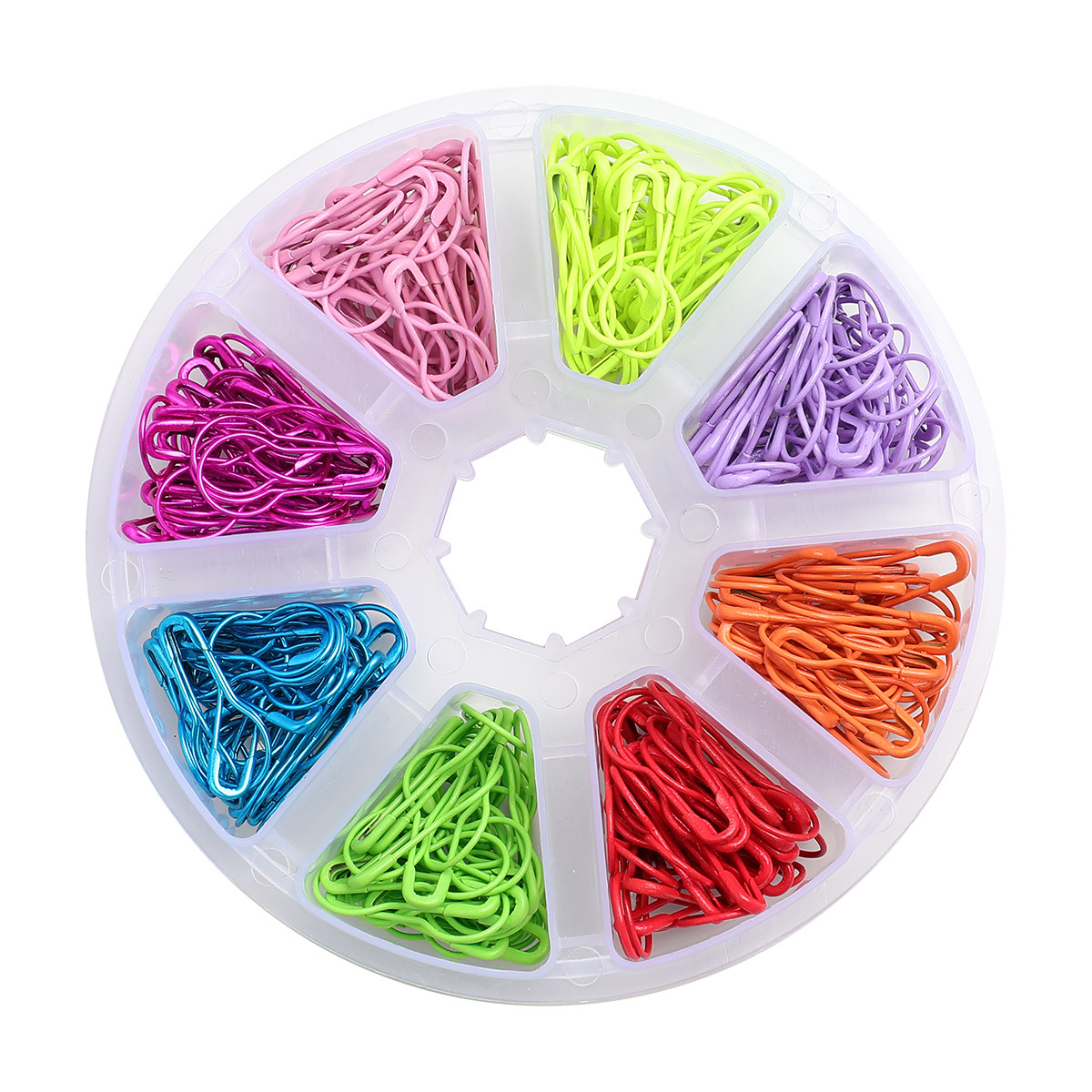 Rainbow Candy Pin Marker Buckle Weaving Gadget Color Pin Gourd Buckle Fix Clothes Safety Buckle Lock Needle