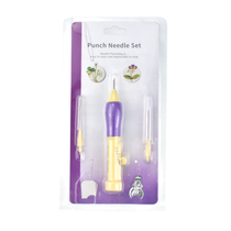 Woven Tool Poke Poke Embroidered Stitch Embroidered Needle Embroidered 3 Thickness Substitutable Needle Set Poke Poke Embroidered Needle