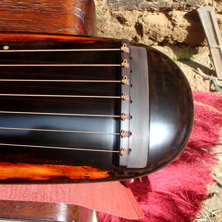 Hundred-year-old cedar lacquer handmade entry-level dead wood Dragon Yin Chaos seven-string piano