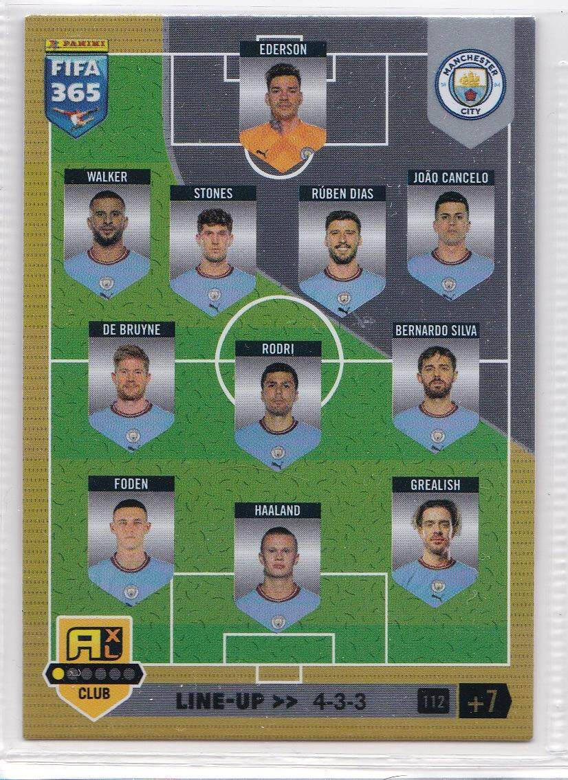 Panini PANINI 2023 FIFA 365 Star Card 112 List Ka Manchester City Forden Harland