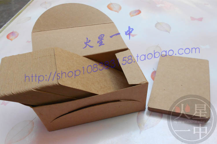 Mars một thẻ da tròn thẻ đen thẻ trắng tông bìa cứng thẻ từ thẻ trống thẻ đánh dấu tự làm - Giấy văn phòng giấy dạ quang