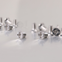 Mini screw glasses belt buckle small accessories belt head mens small screw flat head cross rivet parts fixing nail