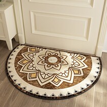 Floor mat semicircular front door mat into the door New 2020 carpet retro American home doormat household water absorption