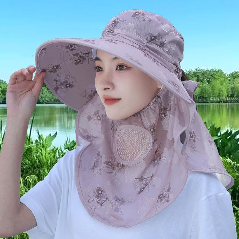 Sun Protection Sun Hat That Covers the Face and Neck, Protects Against Uv Rays, Large Brim, Summer 2025 New Model for Women Working in the Fields Sun Protection Sun Hat That Covers the Face and Neck, Protects Against Uv Rays, Large Brim, Summer 2025 New Model for Women Working in the Fields