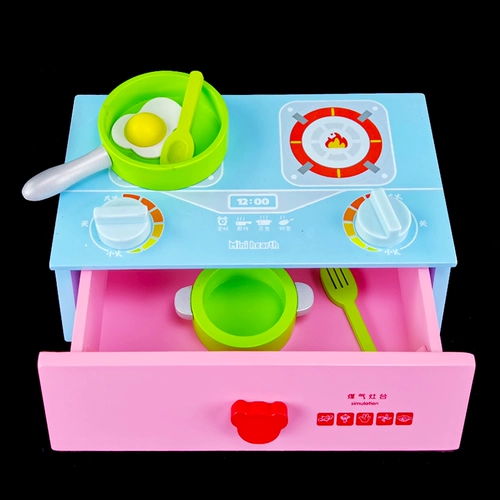 Детская игрушка, деревянный комплект для разрезания, реалистичная семейная плита для мальчиков и девочек