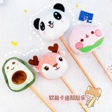 Милые барабаны, мультяшная плюшевая кукла, портативный массажер