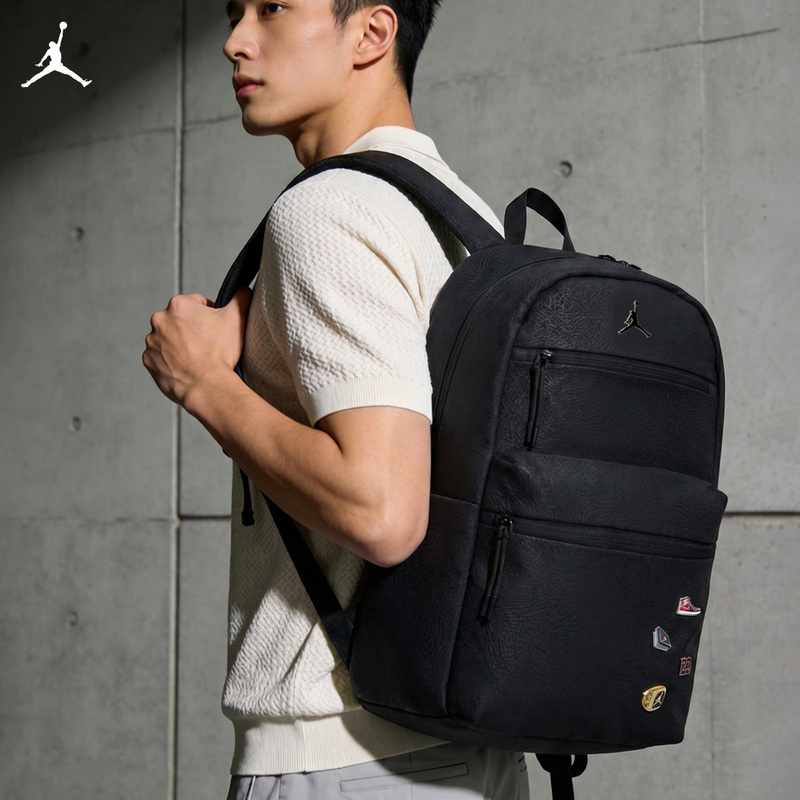 Nike Nike School Bag Aj Large Capacity Men's Business Backpack Computer Bag Boys Junior High School Students Jordan Backpack Nike Nike School Bag Aj Large Capacity Men's Business Backpack Computer Bag Boys Junior High School Students Jordan Backpack