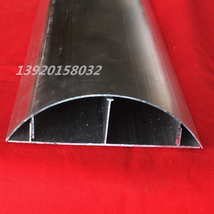 Aluminum alloy wire slot aluminum alloy floor slot 10 thickened semi - circular floor slot stainless steel floor slot