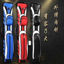  Billiard rod barrel Nine-ball barrel 6 holes Billiard rod box nine-ball American 1 2 black 8-ball bag Ball tube rod bag 4 holes