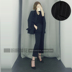 Xuân 2018 mới Hàn Quốc thời trang giản dị sọc nhỏ phù hợp với áo khoác chín quần phù hợp với quần hai dây nữ mẫu áo vest lửng nữ Business Suit