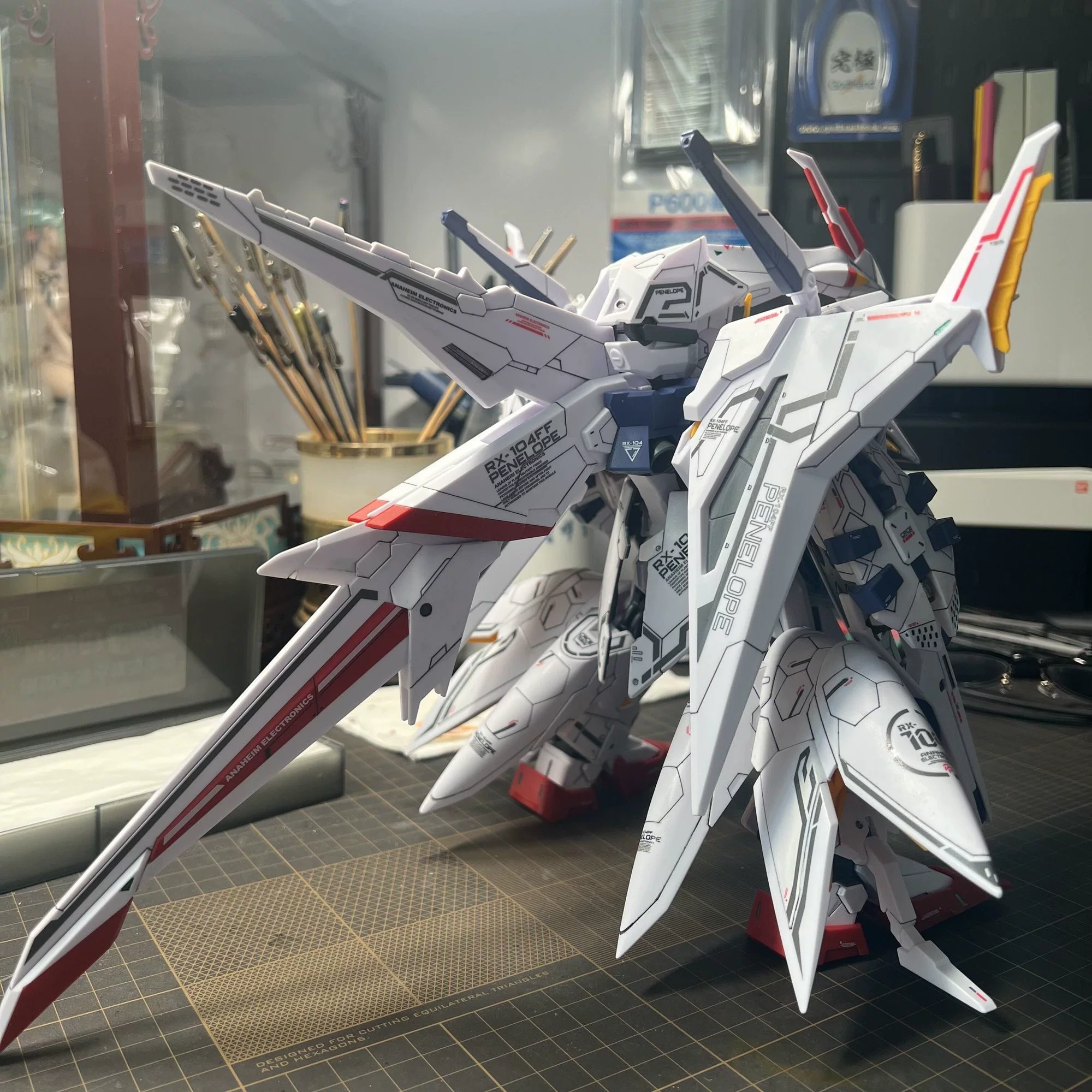 Восстановленная версия новой фабричной GL Penelope White Goose Gundam блестящий Hathavi сборочная модель 1/144 HGUC