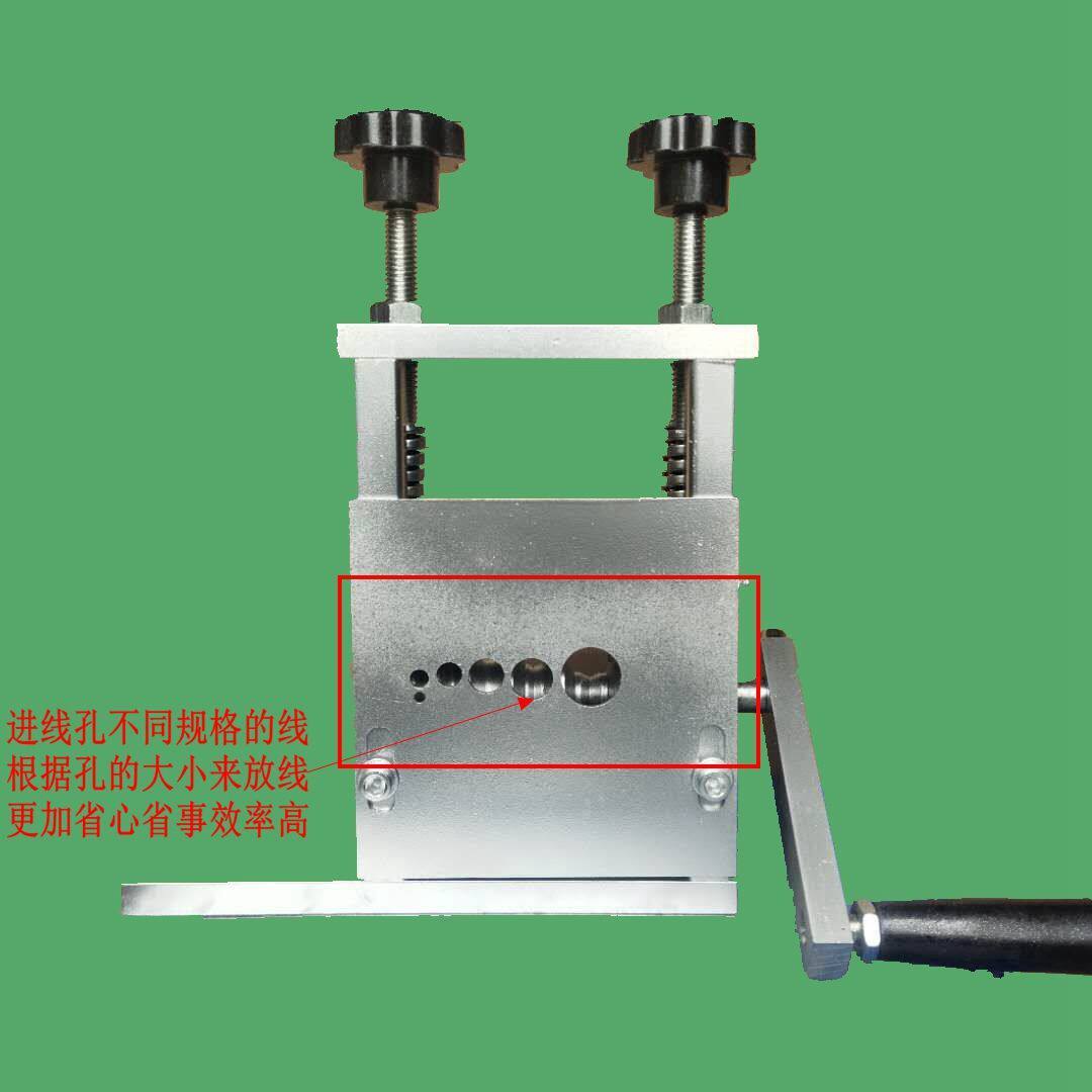 Снятие машины 铜线去皮机多功能扒电缆外皮拨线神器手摇剥线机废铜线电线剥皮机 OTHER