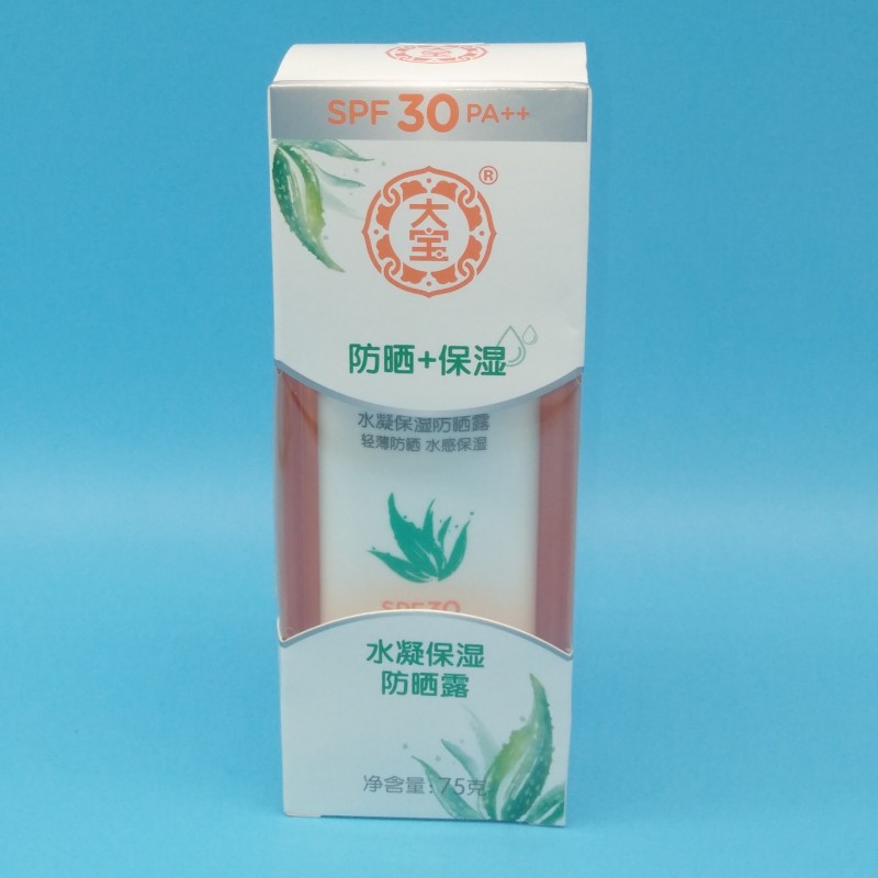 Kem dưỡng ẩm chống nắng dưỡng ẩm Dabao hydrogel 75g cho nam và nữ SPF30 ++ cách ly cơ thể UV đội quân sinh viên kem chống nắng không cồn