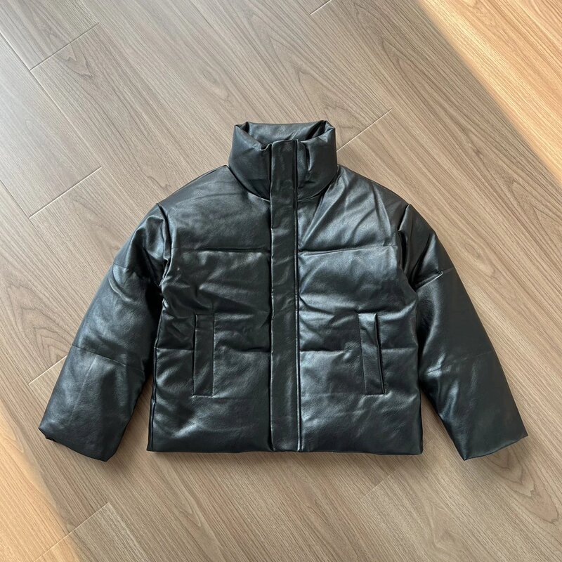 Japanese Niche Fashion Brand Street Style American Retro Windproof Warm Pu Leather Jacket Thickened Autumn and Winter Unisex Jacket