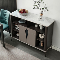 Italian rock board dining side cabinet light luxury modern simple restaurant locker minimalist living room porch tea cabinet