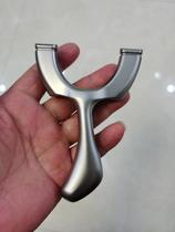 Titanium - yi outdoor titanium alloy TC21 CNC crooked sub - flat slingshot to the right hand