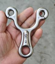 Titanium - yi outdoor 9 5MM thick round eye traditional bow high - end CNC traditional slingshot TC21 material