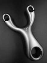 Titanium Yi outdoor day-by-day reverse traditional slingshot Titanium alloy CNC slingshot