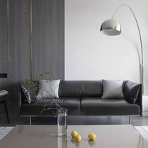 Italian leather sofa Office three-person sofa modern simple multi-person combination Sofa boss office furniture